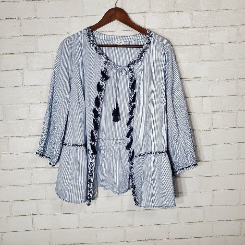 Westport cute long sleeve tassel top